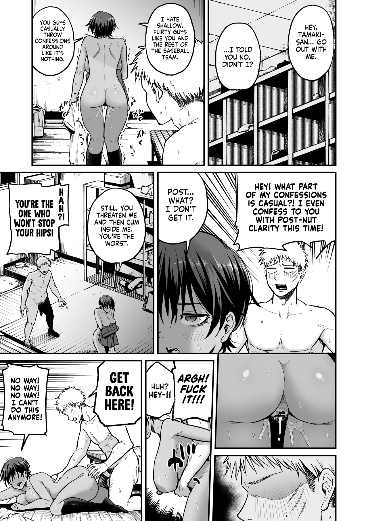 Hentai Manga Comic-I Found the Grumpy, Brown-Skinned Baseball Manager's Weakness-Read-42